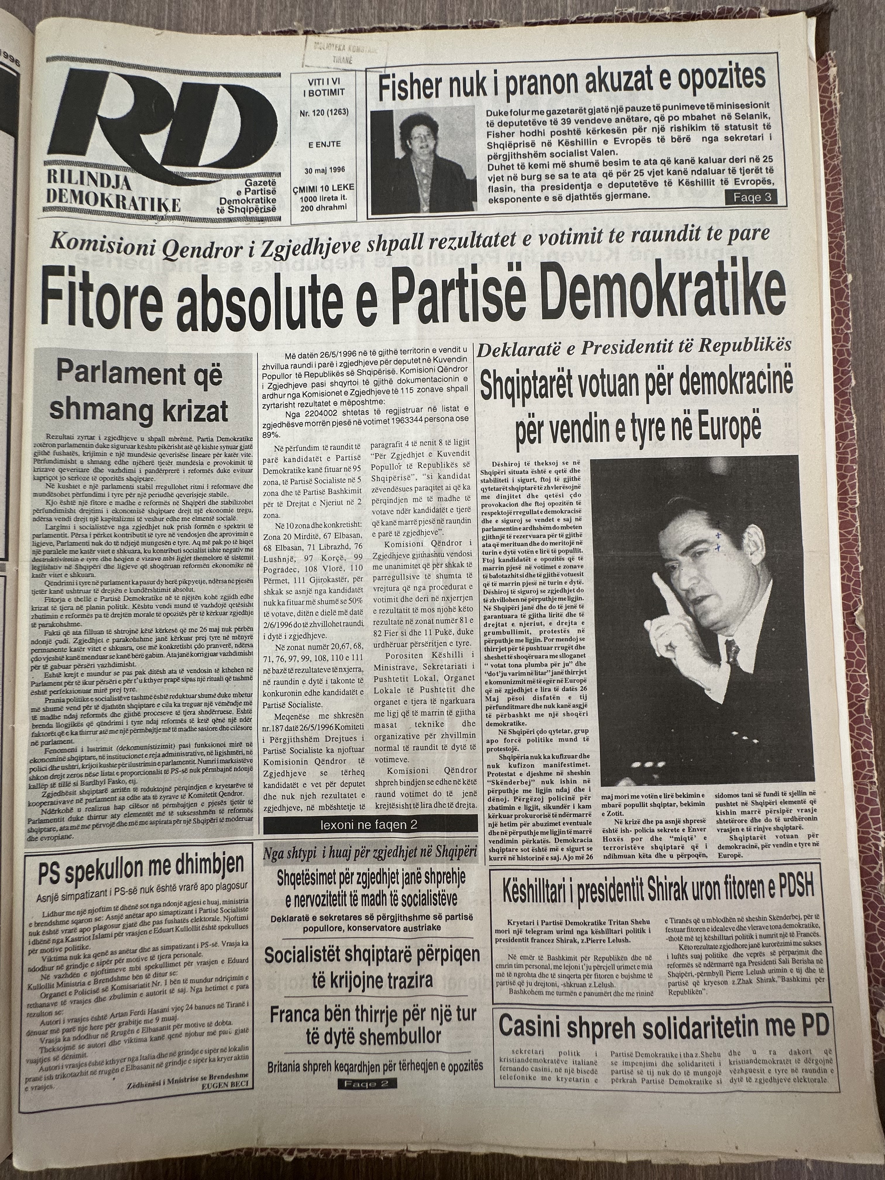 Rilindja Demokratike 1999-05-20